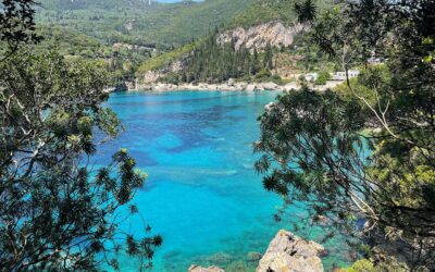 Why is the water in Rovinia so turquoise blue?